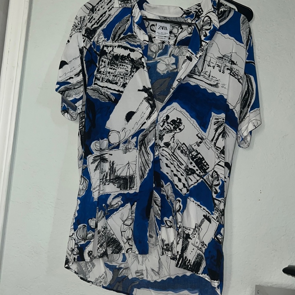 Zara button shirt